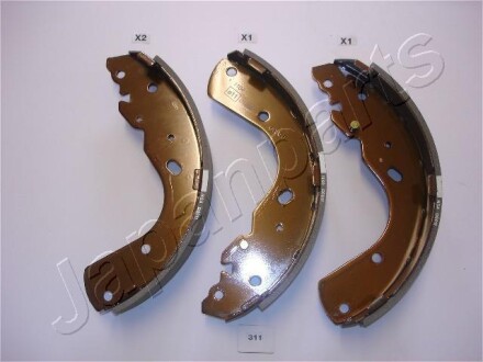 FORD гальм колодки задн. RANGER 2.5 TD 02-06, MAZDA B-SERIE 2.5 D 02-06 Japanparts GF-311AF (фото 1)