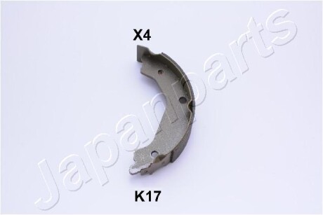 Тормозные колодки барабан. KIA Sorento 02- Japanparts GF-K17AF