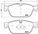 CITROEN колодки передні DS5, DS4, C5(X7), C4(B7). Japanparts PA-0620AF (фото 2)