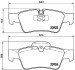 DB гальмівні колодки задн.GL/ML164, R251 Japanparts PP-0515AF (фото 2)