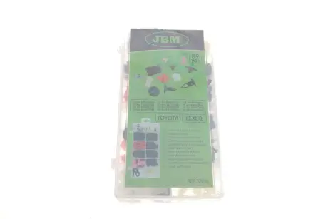 Набір кліпс пластмасових (89 шт) (Toyota/Lexus) JBM 52886