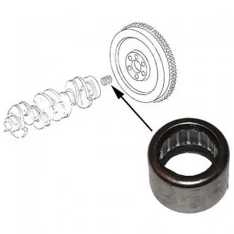 Центрирующий подшипник коленвала Caddy III 1.9TDI (дв.BLS кпп.DSG) JP GROUP 1110450300