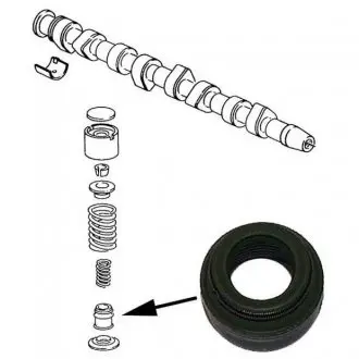 Сальник клапана Partner/Jumper/Expert/Doblo 1.9D 96- (8mm) JP GROUP 1111352700