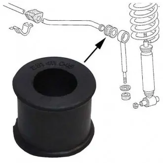 Втулка стабилизатора переднего — VW T3 (21mm) JP GROUP 1140603300