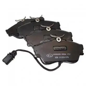 Тормозные колодки перед. T4 (TRW/Luсas) (130x66x19,2) с датчиком JP GROUP 1163603710