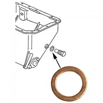 Прокладка пробки поддона ОМ601/602 JP GROUP 8113850100
