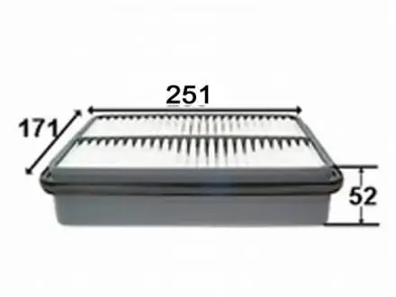 Фильтр воздушный 17801-35020,17801-55020 JS ASAKASHI A171J