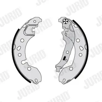 RENAULT Торм. колодки задн. TWINGO II 1.2 16V 07-14, TWINGO II 1.5 dCi 90 10-, SMART FORTWO 1.0 14- Jurid 362630J