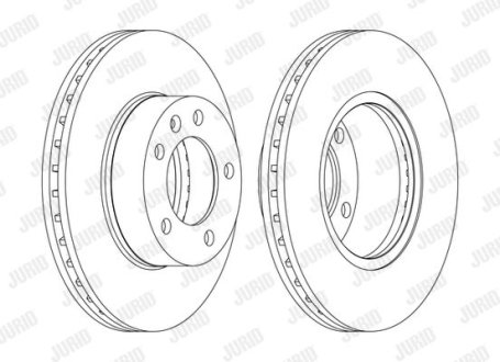 Диск гальмівний Jurid 562190JC-1