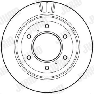 Тормозной диск Jurid 562777JC