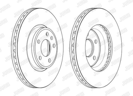 Диск гальмівний Jurid 563174JC-1