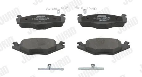 Колодки тормозные передние GOLF 83-,PASSAT 1.6 79-89 Jurid 571317J