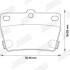 TOYOTA Тормозные колодки задн.Rav 4 II 00- Jurid 572488J (фото 2)