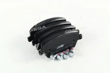 Тормозные колодки nissan micra (k12), note (e11) передние Jurid 573125J