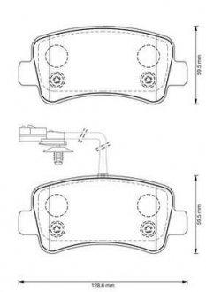 RENAULT тормозные колодки задние Master III,Opel Movano10- Jurid 573359J (фото 1)