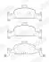 Vw Тормозные колодки передние audi a4/5/6/7,q5 15- Jurid 573627J (4K0698151E, 8W0698151AC, 8W0698151AD) (фото 2)