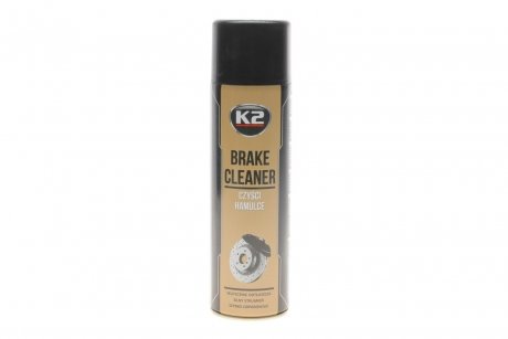 Засіб для очистки компонентів гальмівної системи Brake Cleaner (500ml) K2 W104