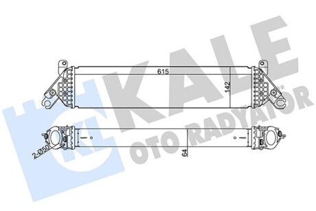 KALE MAZDA Интеркулер Mazda 3/6,CX-5 2.2d 12- KALE OTO RADYATOR 344960