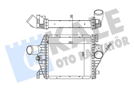 KALE DB Интеркулер Vito 2.3d 96- KALE OTO RADYATOR 344990