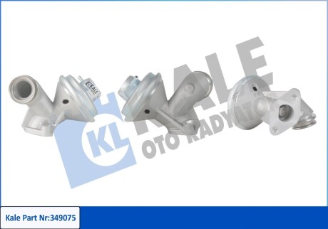 KALE CITROEN Клапан EGR C2/3,Xsara,Ford Fiesta V,Fusion,Mazda 2,Peugeot 206/307 1.4HDI/TDCI KALE OTO RADYATOR 349075