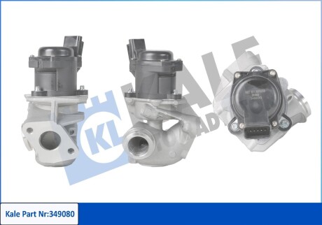 KALE FORD Клапан EGR Focus II,C-Max 1.6TDCi 04-,Volvo C30/S40/V50 KALE OTO RADYATOR 349080