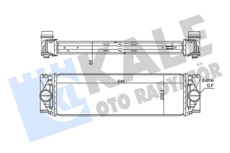 KALE DB Интеркулер Sprinter 2.2CDI 06- KALE OTO RADYATOR 350885