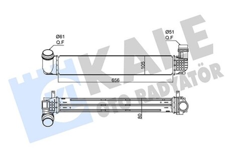 KALE RENAULT Grand Scenic III,Megane III 1.9dCi/2.0TCe KALE OTO RADYATOR 352265