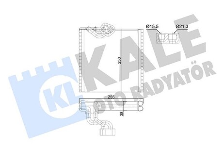 KALE RENAULT Испаритель Kangoo 08- KALE OTO RADYATOR 352995