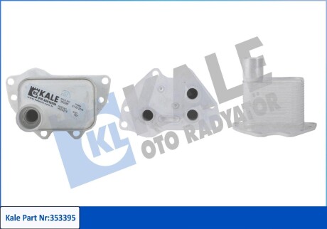 KALE OPEL Масляный радиатор Astra J,Corsa D,Meriva 10- KALE OTO RADYATOR 353395