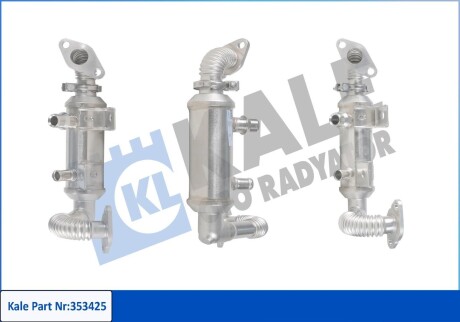 KALE FORD Радиатор EGR Focus II,Mondeo IV,Transit Connect 1.8TDCi KALE OTO RADYATOR 353425