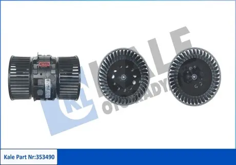 KALE RENAULT Вентилятор салона Grand Scenic III,Trafic III 1.6/1.9dCi 09- KALE OTO RADYATOR 353490