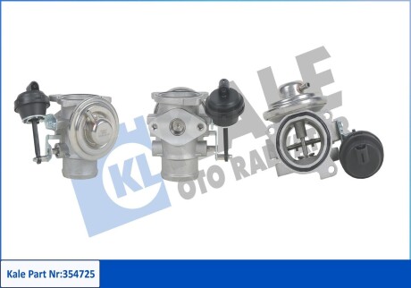 KALE VW Клапан EGR Polo,Skoda Fabia I,Octavia I 1.9TDI KALE OTO RADYATOR 354725