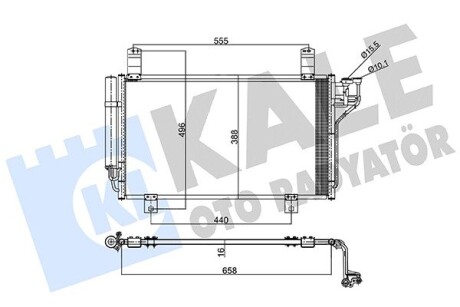 Радиатор кондиционера Mazda Cx-5 Condenser KALE OTO RADYATOR KALE OTO RADYATOR 357795