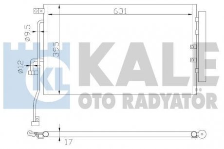 OPEL Радиатор кондиционера Antara,Chevrolet Captiva KALE OTO RADYATOR 391000 (фото 1)
