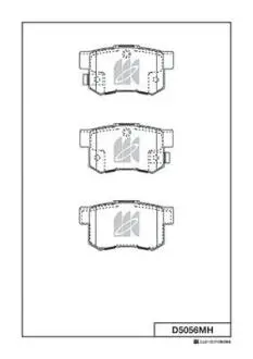 Тормозные колодки KASHIYAMA D5056MH