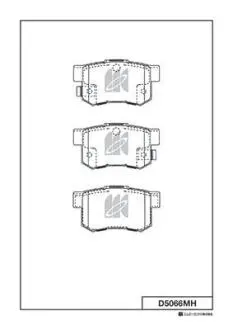 Тормозные колодки KASHIYAMA D5066MH