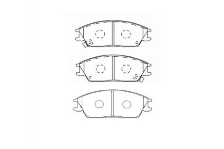 Тормозные колодки дисковые KAVO PARTS BP-3004 (фото 1)