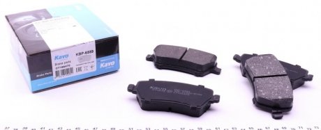 Колодки тормозные передние kangoo/duster/megane 05- KAVO PARTS KBP-6559