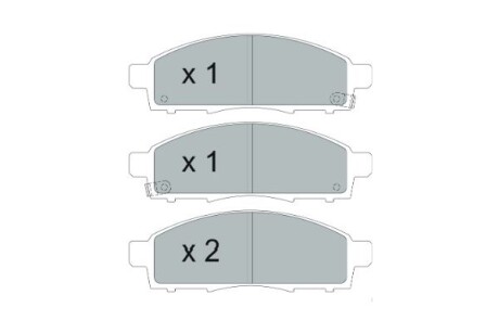 Колодки тормозные KAVO PARTS KBP-6599