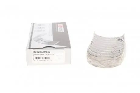 Вкладыши коренные комплект renault clio,kangoo,megane 1,9d-2,0i 96- King MB5288AM05