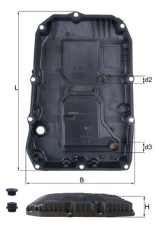 Маслоприймач (піддон) АКПП MB C-class (W205)/E-class (W212/W213) 1.6-3.0 09- (OM651/M276/M274/OM642) KNECHT HX 196KIT