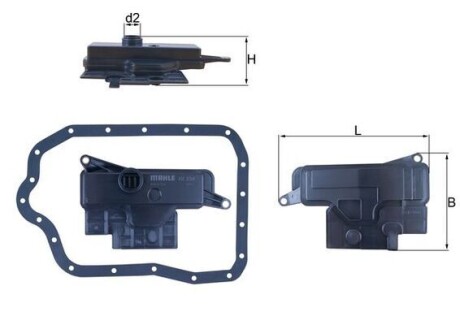 Фільтр гідравлічний КПП KNECHT HX234D