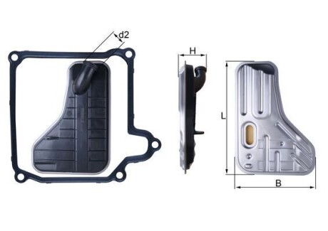 Фільтр АКПП VW Passat/Golf 1.4-2.0TSI/2.0TDI 04-14 (з прокладкою) KNECHT HX 264D (фото 1)