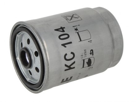 Фильтр топливный VOLVO (-Mahle) KNECHT KC104 (фото 1)