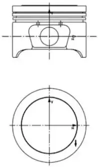 Поршень двигуна KOLBENSCHMIDT 40161600