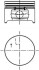 Поршень 0.50 Renault Logan/Sandero 1.4 i (80 mm) KOLBENSCHMIDT 40277620 (фото 2)