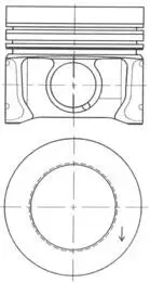Поршень KOLBENSCHMIDT 41095610