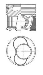 Поршень двигуна VAG 1-2 циліндри KOLBENSCHMIDT 41159610