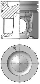 Поршень (bf4m/6m1013c/cp) KOLBENSCHMIDT 41503600 (фото 1)