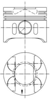 Поршень std KOLBENSCHMIDT 41882600